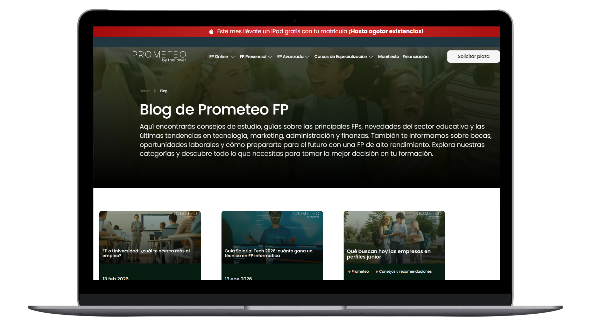 Blog sobre sector educación