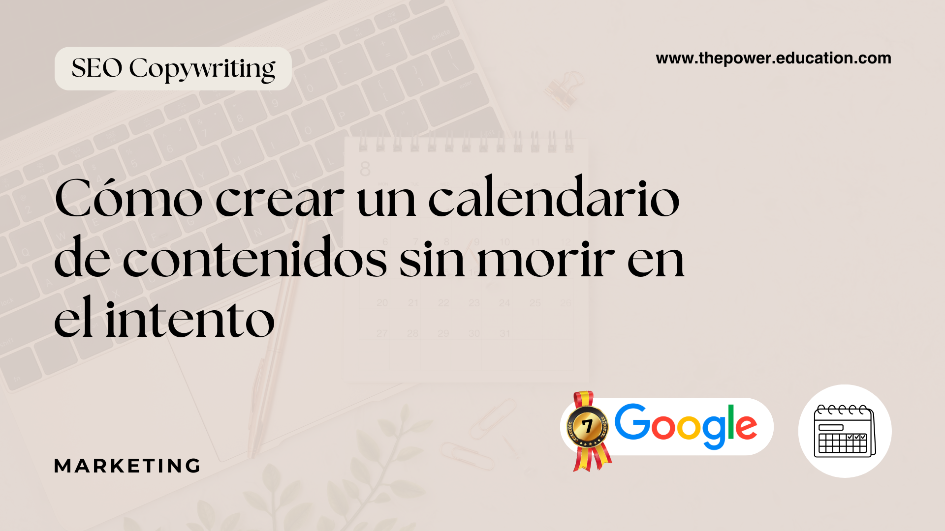 como crear un calendario de contenidos