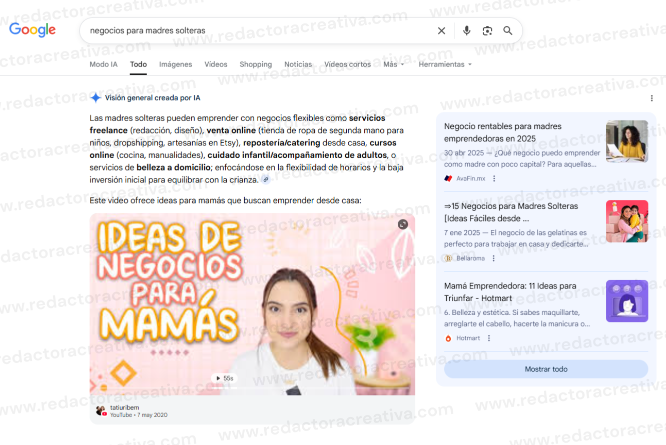 Negocios para madres solteras